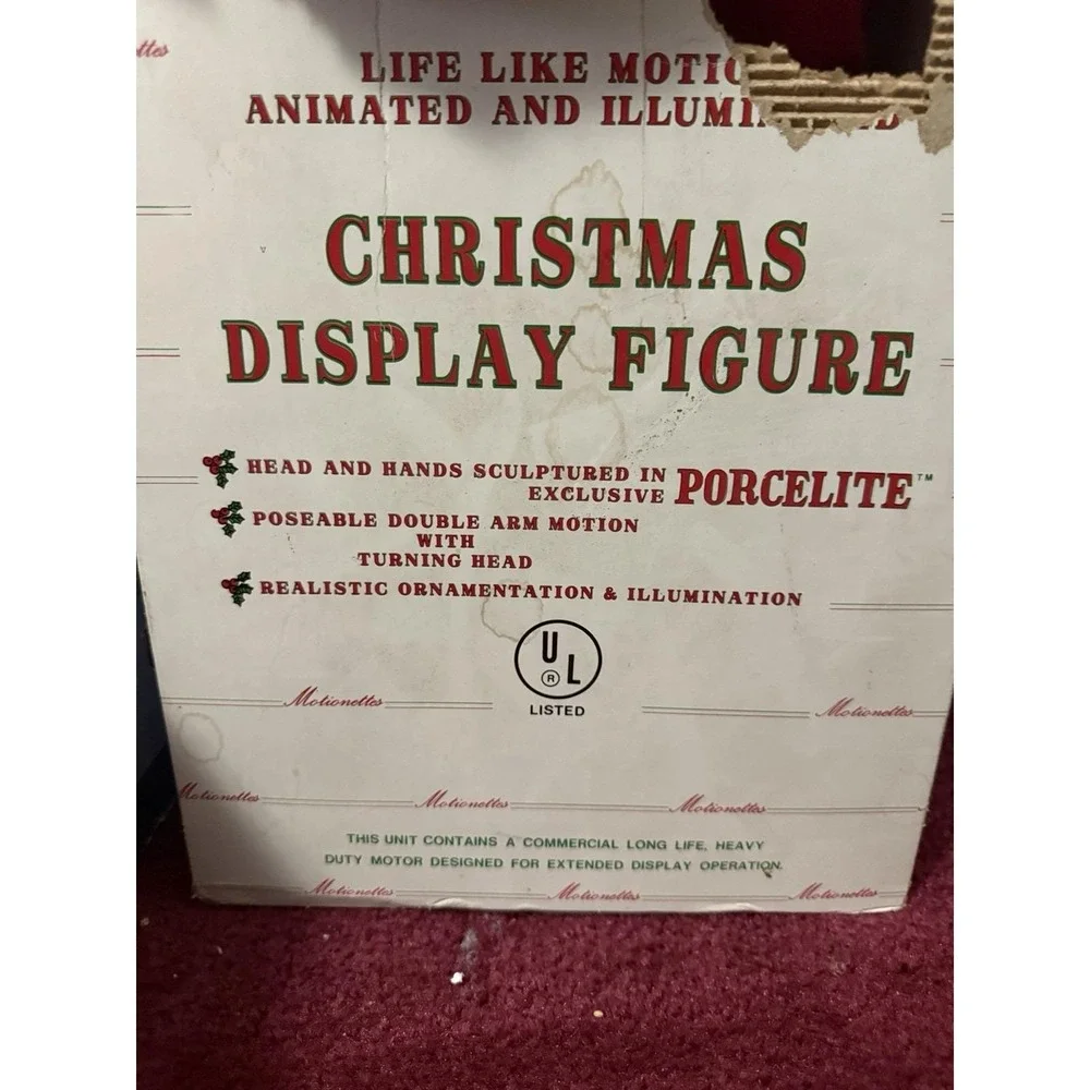 Santa's Best Holiday Animation‎ Santa Claus Motionette Vintage